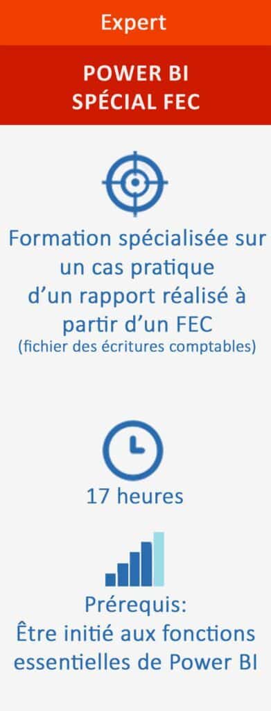 Formation Power BI spécial FEC – analyse du fichier des écritures comptables et création de tableau de bord